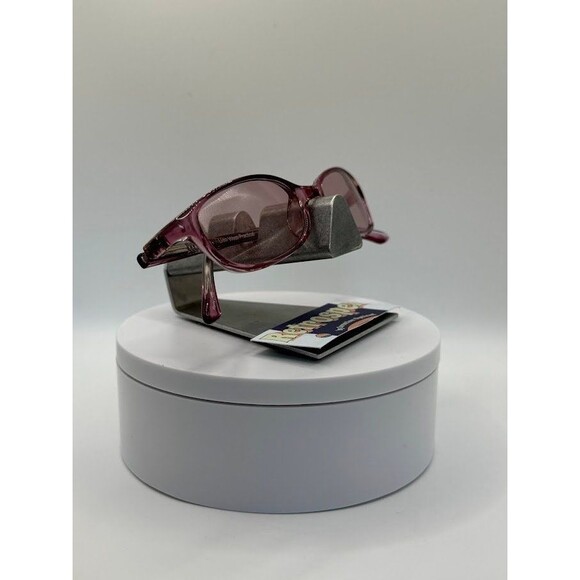 Vintage Y2K Sunglasses | NOS | Narrow Monochrome Style | Pink Lens/Frame - Picture 8 of 8